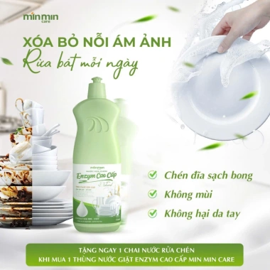 Nước rửa chén Enzym Min Min Nhật Bản, sạch an toàn, hương sữa gạo, giá 39.000₫ 5 Nước rửa chén Enzym Min Min Nhật Bản, sạch an toàn, hương sữa gạo, giá 39.000₫ 5