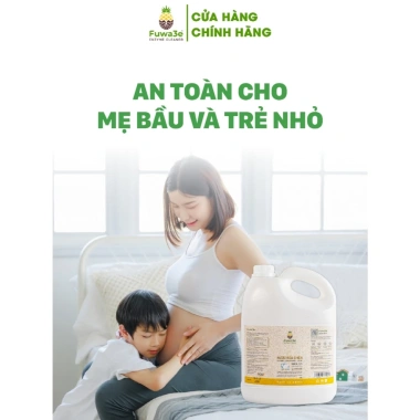 Nước Rửa Chén Fuwa3e Hữu Cơ Enzyme Sinh Học 3.8L: An Toàn Cho Bé, Bảo Vệ Da Tay, Giá 117.333 VND 6