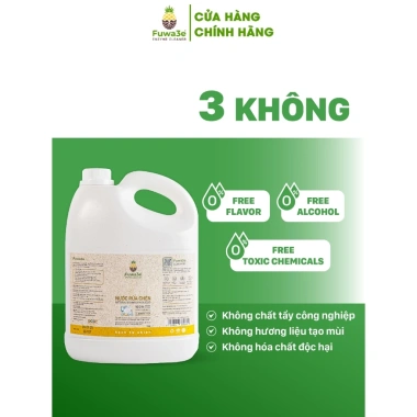 Nước Rửa Chén Fuwa3e Hữu Cơ Enzyme Sinh Học 3.8L: An Toàn Cho Bé, Bảo Vệ Da Tay, Giá 117.333 VND 7