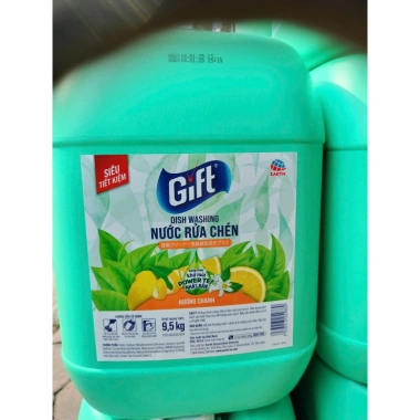 Nước rửa chén Gift hương chanh 9,5kg - Giảm giá 22% chỉ 162.000₫ 5