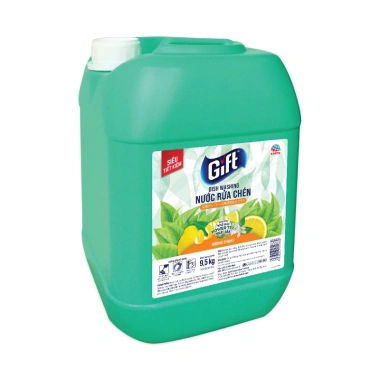 Nước rửa chén Gift hương chanh 9.5kg - siêu tiết kiệm, giá ưu đãi 140.000đ