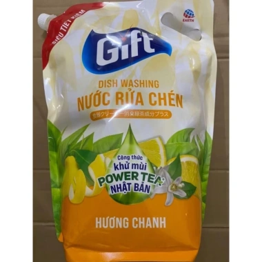 Nước rửa chén Gift hương chanh 9.5kg - siêu tiết kiệm, giá ưu đãi 140.000đ