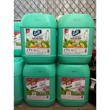 Nước Rửa Chén Gift hương chanh tự nhiên 9,5kg - Can lớn, giá ưu đãi 82.000₫