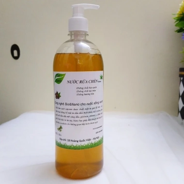 Nước Rửa Chén Hữu Cơ Bionano Bồ Hòn, Dầu Dừa, Nano Bạc Chuẩn KHCN VN Giá 125.000₫