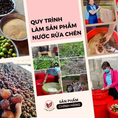 Nước rửa chén hữu cơ Chanh Sả Bồ Hòn – An toàn da tay, chỉ 39.000₫ – HTX Ánh Minh 2