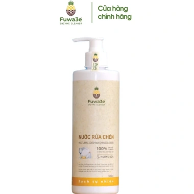 Nước Rửa Chén Hữu Cơ Fuwa3e 500ml - 100% Thiên Nhiên, Tẩy Sạch Dầu Mỡ, An Toàn Gia Đình - Giá Ưu Đãi 68.640đ