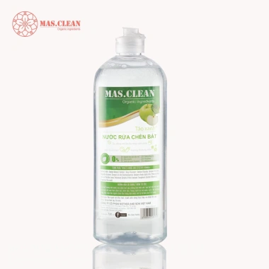 Nước Rửa Chén Hữu Cơ Mas.Clean 720ml - Gốc Thực Vật, An Toàn Da, Giá 32.000đ