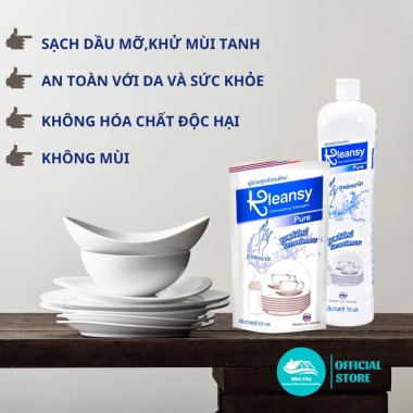 Nước rửa chén Kleansy 750ml nhập khẩu Thái Lan - Giá chỉ 39.000đ, giảm mạnh 7