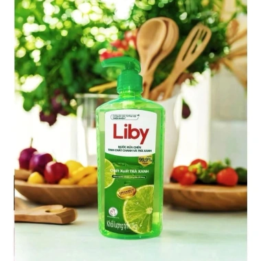 Nước rửa chén Liby chiết xuất trà xanh – Không gây hại tay, giảm giá còn 53.000₫ 4 Nước rửa chén Liby chiết xuất trà xanh – Không gây hại tay, giảm giá còn 53.000₫ 4