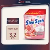 Nước rửa chén LIX 3.2KG siêu sạch đa hương, túi tiện lợi, loại bỏ dầu mỡ, bảo vệ da tay - Chỉ 94.000₫ 2
