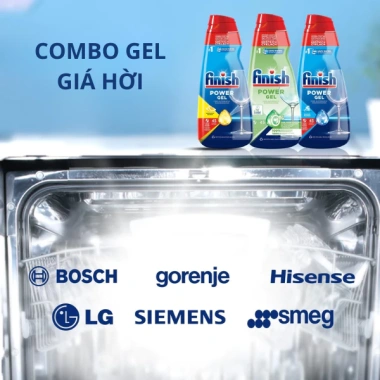 Nước rửa chén máy 900ml Finish Eco Hữu Cơ 60% - An toàn, 0% EU, giá 279.000₫ 6