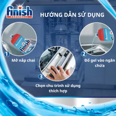 Nước rửa chén máy 900ml Finish Eco Hữu Cơ 60% - An toàn, 0% EU, giá 279.000₫ 7