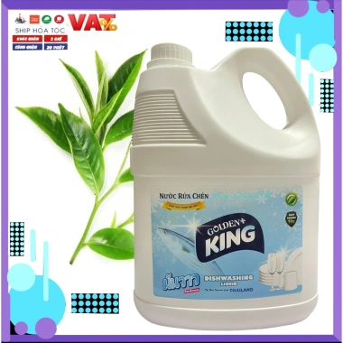 Nước rửa chén Mr.Fresh 4.2L tinh chất trà xanh - Giảm giá 119k, sạch bát bữa