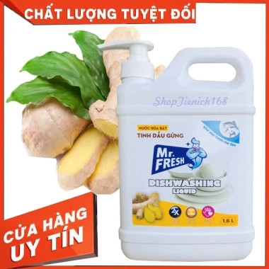 Nước Rửa Chén Mr.fresh Cám Gạo 1.6L – Làm Sạch Vết Dầu Mỡ, Dịu Nhẹ Da Tay 7