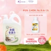 Nước Rửa Chén Nano Faixai 2L Cám Gạo, Làm Sạch Nhanh Dầu Mỡ, Dịu Nhẹ Da Tay, 69.000₫