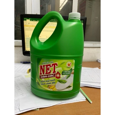 Nước rửa chén Net trà xanh gừng 3,8kg - Siêu sạch, hương thơm tự nhiên, giá ưu đãi 125.000 VND 2