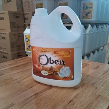 Nước Rửa Chén Oben 3.6L Hương Quế Dịu – Khử Dầu Mỡ, Dịu Nhẹ Da Tay, Giá 99.000₫