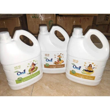 Nước rửa chén On1 3.5kg tinh chất Chanh Sả, Quế Cam, Kiwi & Aloe Vera - Giảm giá 135k, làm sạch nhanh, thơm tự nhiên
