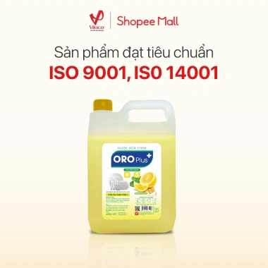 Nước Rửa Chén Oroplus Hương Chanh 9.36kg - Khử Mùi Thức Ăn, Sáng Bóng, Không Hại Da Tay, 190.440₫ 2