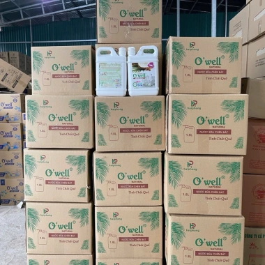 Nước rửa chén Owell 1,8 lít - Công thức tẩy dầu bám mạnh, giá chỉ 98.000₫