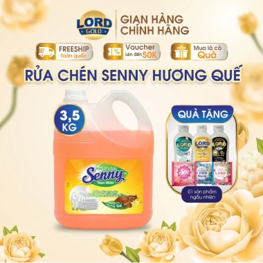Nước Rửa Chén Senny 3.5kg Khử Mùi, Bỏ Dầu Mỡ, Bảo Vệ Lớp Men - 115.570₫ 2