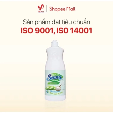 Nước rửa chén Senny 750gr - Giá 33k, tẩy dầu mạnh, hương thơm nhẹ, bảo vệ tay 4