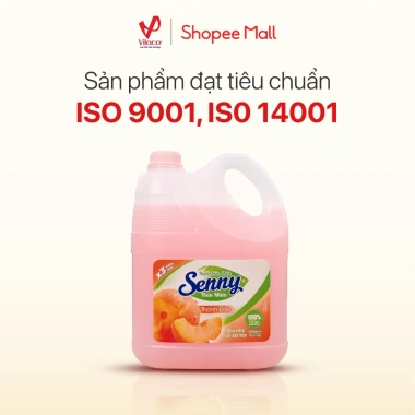 Nước Rửa Chén Senny Hương Thanh Đào 3.5kg - Khử Mùi, Bỏ Dầu Mỡ, Bảo Men 96.000₫ 2