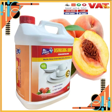 Nước rửa chén Siêu đặc Mr.Fresh 5L hương cam - Chỉ 123.900₫, tẩy sạch, thơm mát 7