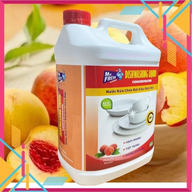 Nước rửa chén Siêu đặc Mr.Fresh 5L hương cam - Chỉ 123.900₫, tẩy sạch, thơm mát 9