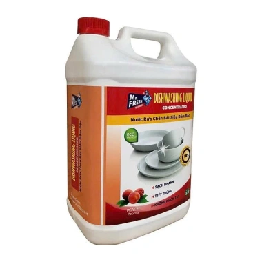 Nước rửa chén siêu đậm đặc Mr.Fresh 5L Hàn Quốc hương Đào Cam - Chỉ 98.000₫ 6