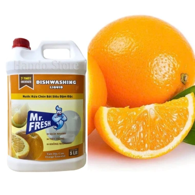 Nước rửa chén siêu đậm đặc Mr.Fresh 5L Hàn Quốc hương Đào Cam - Chỉ 98.000₫ 10