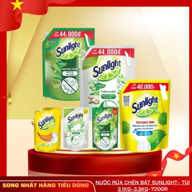 Nước Rửa Chén Sunlight Hương Chanh Trà Xanh Thiên Nhiên Lô Hội 3.1-3.3kg Giá Ưu Đãi 31.900 VND Nước Rửa Chén Sunlight Hương Chanh Trà Xanh Thiên Nhiên Lô Hội 3.1-3.3kg Giá Ưu Đãi 31.900 VND