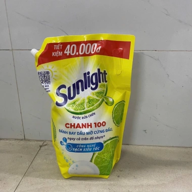 Nước Rửa Chén Sunlight Hương Chanh Trà Xanh Thiên Nhiên Lô Hội 3.1-3.3kg Giá Ưu Đãi 31.900 VND