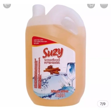 Nước rửa chén SUZY 4Kg Hữu Cơ Nhật Bản - Giá 96.000, sạch bát, khử mùi mạnh 7 Nước rửa chén SUZY 4Kg Hữu Cơ Nhật Bản - Giá 96.000, sạch bát, khử mùi mạnh 7