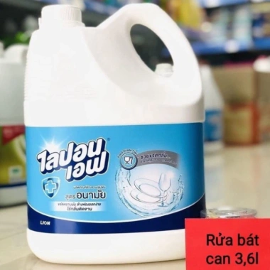 Nước rửa chén Thái Lan không mùi 3.600ml - An toàn cho da tay, giá ưu đãi 139k
