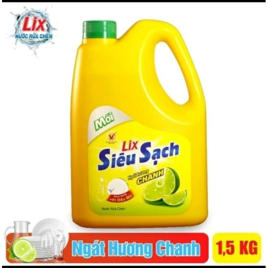 Nước rửa chén trà xanh chanh 1,4kg - Giảm giá 39k, sạch bát bẩn nhanh 2
