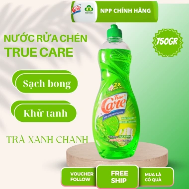 Nước rửa chén trà xanh True Care - Khử mùi tanh, sạch mạnh, giá chỉ 28.500đ 3 Nước rửa chén trà xanh True Care - Khử mùi tanh, sạch mạnh, giá chỉ 28.500đ 3