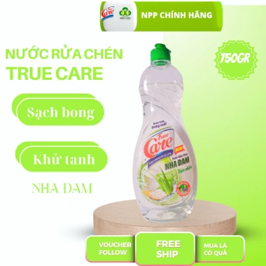 Nước rửa chén True Care sạch bong, khử mùi tanh - Giảm giá 28.500₫ (34.770₫)