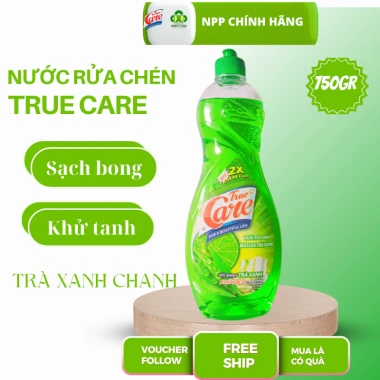 Nước rửa chén True Care sạch bong, khử mùi tanh - Giảm giá 28.500₫ (34.770₫)