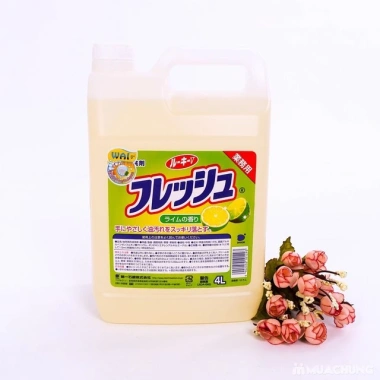 Nước rửa chén Wai Hương Chanh 4L xuất Nhật - Giá ưu đãi 125.000 VND