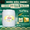 Nước Rửa Chén Zily 20Kg - Giảm Giá, Tặng 2 Dây Xả Vải (10 Gói/Dây)