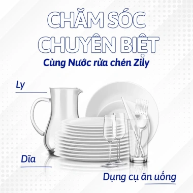 Nước Rửa Chén Zily 20Kg - Giảm Giá, Tặng 2 Dây Xả Vải (10 Gói/Dây) 2