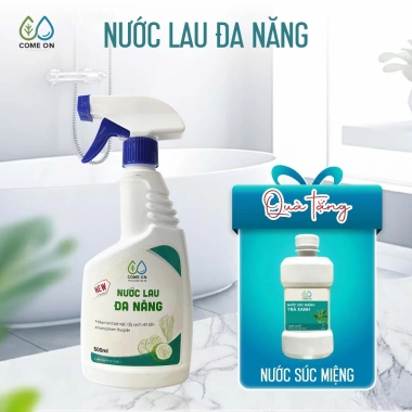 Nước rửa đa năng COME ON xịt, làm sạch bề mặt, loại bỏ vết bẩn cứng đầu, 104.500 VND