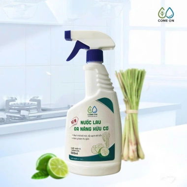Nước rửa đa năng COME ON xịt, làm sạch bề mặt, loại bỏ vết bẩn cứng đầu, 104.500 VND