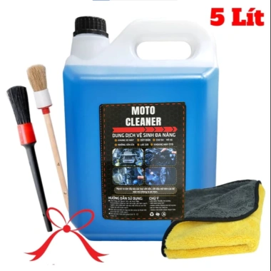 Nước Rửa Đa Năng Siêu Sạch Moto Cleaner 5L – Công Thức Chuyên Dầu Nhớt, Giá 75.000₫ (Giảm 21%)