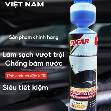 Nước rửa kính ô tô Focar đậm đặc, làm sạch sâu, chống xương mù, bám nước – Giá 169.000₫