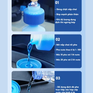 Nước rửa kính ô tô Focar đậm đặc, làm sạch sâu, chống xương mù, bám nước – Giá 169.000₫ 9