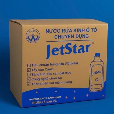 Nước rửa kính ô tô JETSTAR PP 2L - 1 thùng 6 can, cao cấp, giá chỉ 78.200 VND 6 Nước rửa kính ô tô JETSTAR PP 2L - 1 thùng 6 can, cao cấp, giá chỉ 78.200 VND 6