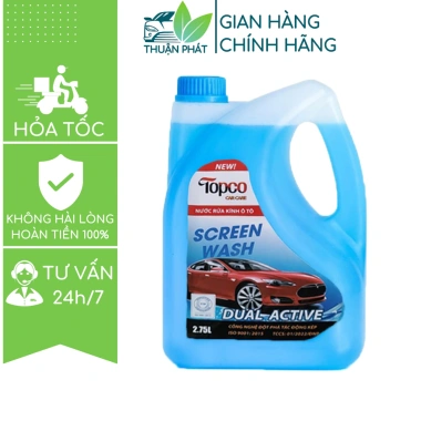Nước rửa kính xe ô tô Topco lá sen 2,7 lít - Không lắng cặn, sạch bề mặt, giá chỉ 91.000 đ 2