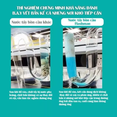 Nước rửa nhà vệ sinh Flashman 500g 1 chai - Khử trùng, loại bỏ mùi khó chịu, vệ sinh hiệu quả, giá ưu đãi 392.700₫ 5 Nước rửa nhà vệ sinh Flashman 500g 1 chai - Khử trùng, loại bỏ mùi khó chịu, vệ sinh hiệu quả, giá ưu đãi 392.700₫ 5
